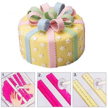 4 Wheels Cutter Embosser Icing Stitching Christmas Fondant Mold Creative Cookie Mould 6 4 Wheels Cutter Embosser Icing Stitching Christmas Fondant Mold Creative Cookie Mould